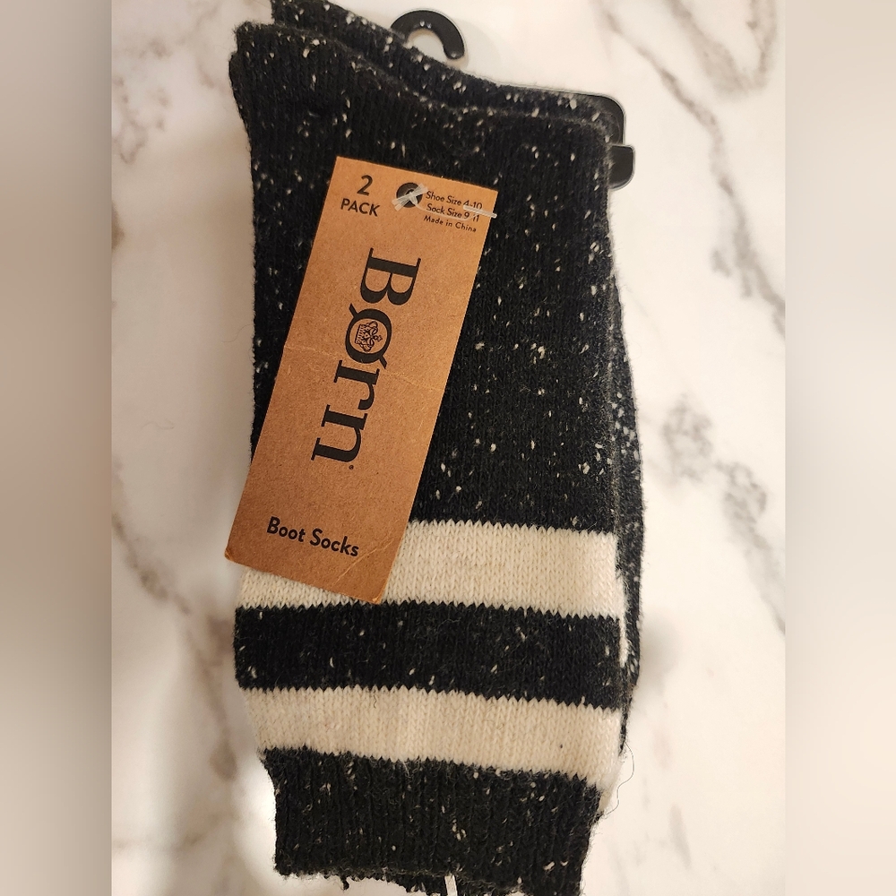 NWT Born Womens Boot Socks-2 Pair